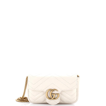 GG Marmont Flap Bag Matelasse Leather Super Mini