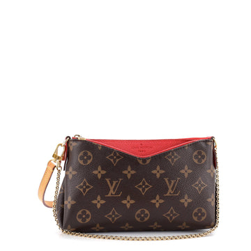 Pallas Clutch Monogram Canvas with Leather