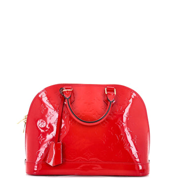 Alma Handbag Monogram Vernis PM