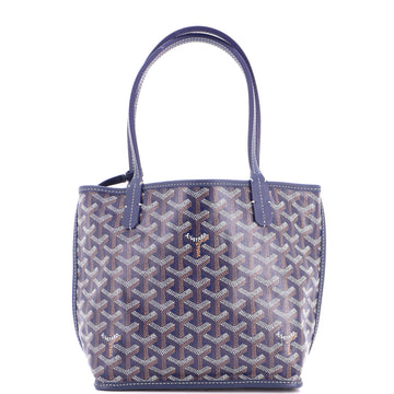 Anjou Reversible Tote Coated Canvas Mini