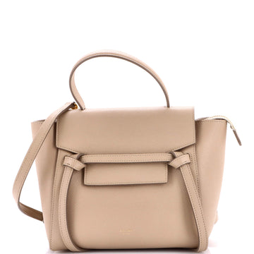 Belt Bag Textured Leather Nano