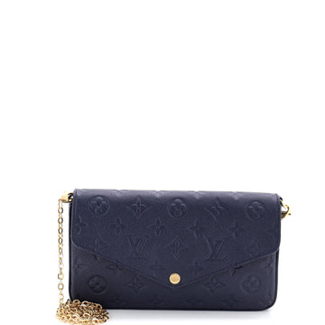 Felicie Pochette Monogram Empreinte Leather