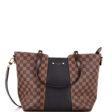 Jersey Handbag Damier with Leather