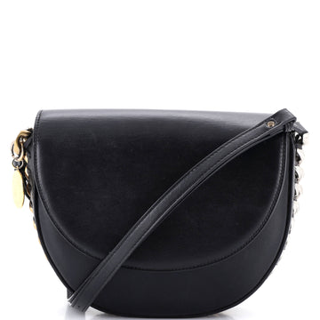 Frayme Flap Shoulder Bag Faux Leather Medium