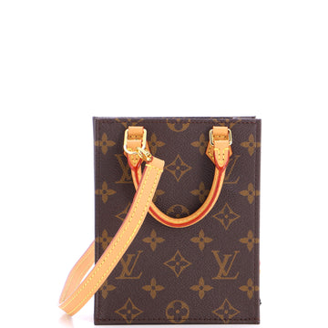 Petit Sac Plat Bag Monogram Canvas