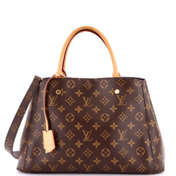 Montaigne Handbag Monogram Canvas MM