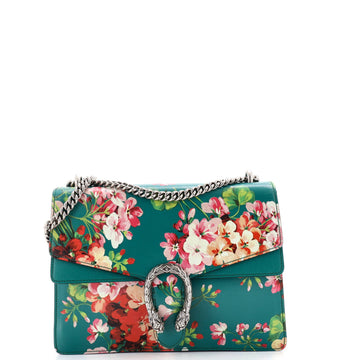 Dionysus Bag Blooms Print Leather Medium