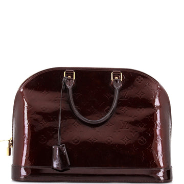 Alma Handbag Monogram Vernis GM