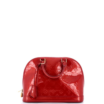 Alma Handbag Monogram Vernis PM