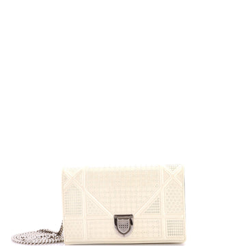 Diorama Flap Bag Cannage Embossed Calfskin Mini