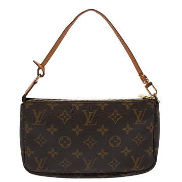Louis Vuitton Pochette Accessoire  Canvas Clutch Bag