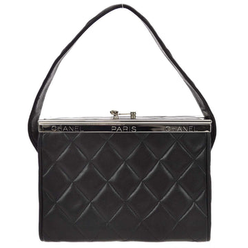 Top Quality Chanel 1996-1997 Black Leather Handbag