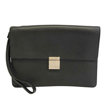 Louis Vuitton Selenga Leather Clutch Bag