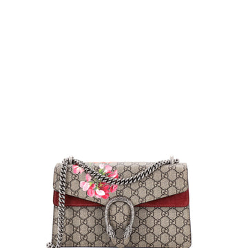 Dionysus Bag Blooms Print GG Coated Canvas Small