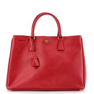 Lux Open Tote Saffiano Leather Large