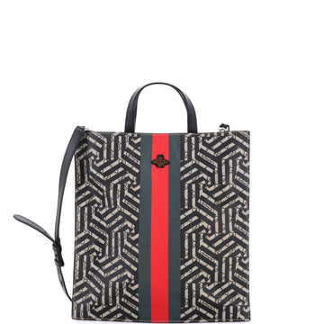 Convertible Soft Open Tote Caleido GG Coated Canvas