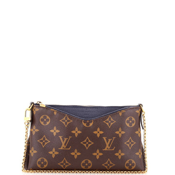 Pallas Clutch Monogram Canvas with Leather