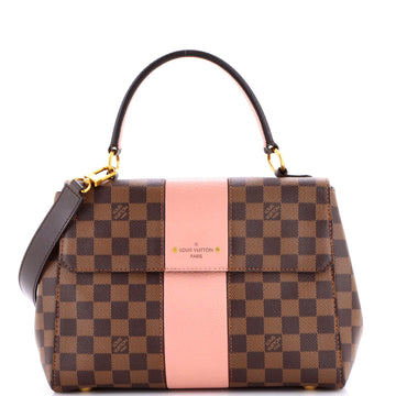 Bond Street Handbag Damier with Leather MM