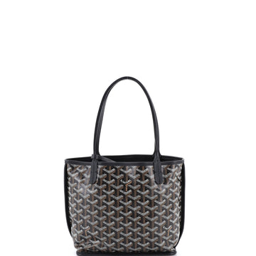 Anjou Reversible Tote Coated Canvas Mini