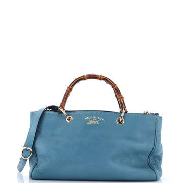Bamboo Shopper Tote Leather Medium