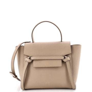 Belt Bag Textured Leather Nano