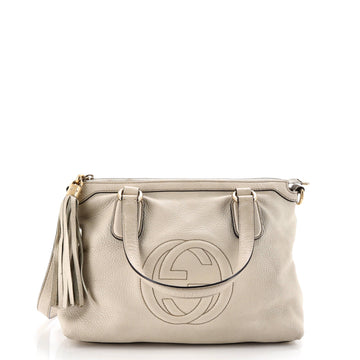 Soho Convertible Top Handle Bag Leather Small