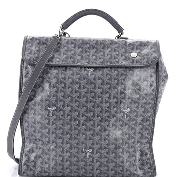 Saint Leger Briefcase Backpack Coated Canvas