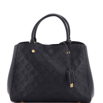 Montaigne Handbag Monogram Empreinte Leather MM