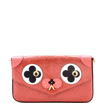 Felicie Pochette Limited Edition Valentine Dog Monogram Vernis