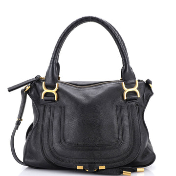 Marcie Satchel Leather Medium