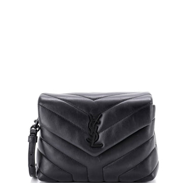 Loulou Shoulder Bag Matelasse Chevron Leather Toy