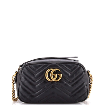 GG Marmont Shoulder Bag Matelasse Leather Small