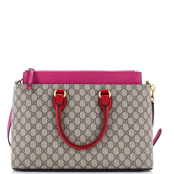 Linea A Convertible Tote GG Coated Canvas and Leather Medium
