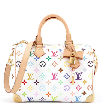 x Takashi Murakami Speedy Soft Bandouliere Bag Monogram Multicolor 25