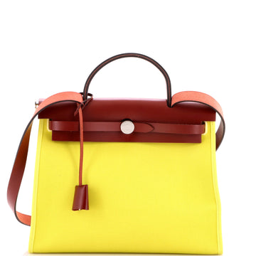 Herbag Zip Leather and Toile 31