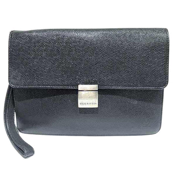 Louis Vuitton Selenga  Leather Clutch Bag