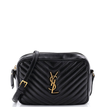 Lou Camera Bag Matelasse Chevron Leather Small