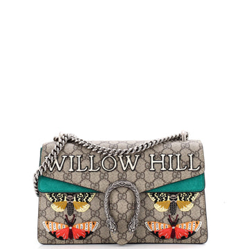 Dionysus Bag Embroidered GG Coated Canvas Small
