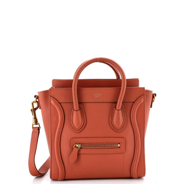 Luggage Bag Smooth Leather Nano