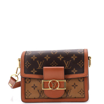 Dauphine Shoulder Bag Reverse Monogram Canvas Mini