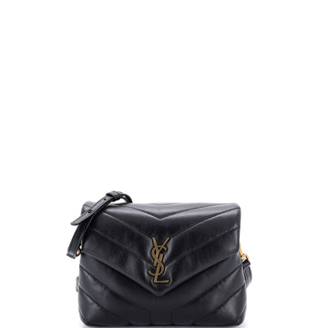 Loulou Shoulder Bag Matelasse Chevron Leather Toy