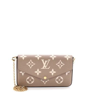 Felicie Pochette Bicolor Monogram Empreinte Giant