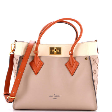 On My Side Tote Monogram Tuffetage Leather MM