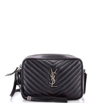 Lou Camera Bag Matelasse Chevron Leather Small