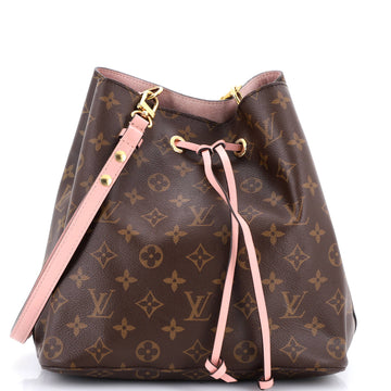 NeoNoe Handbag Monogram Canvas with Leather MM