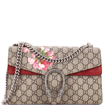 Dionysus Bag Blooms Print GG Coated Canvas Small