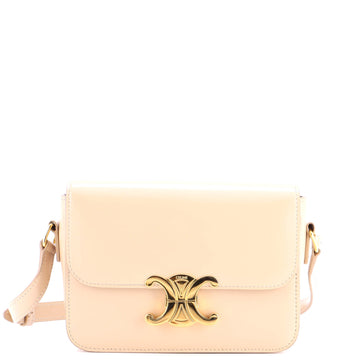 Triomphe Shoulder Bag Smooth Calfskin Teen