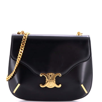 Besace Triomphe Shoulder Bag Smooth Calfskin Small