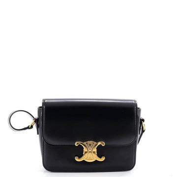 Triomphe Shoulder Bag Smooth Calfskin Teen