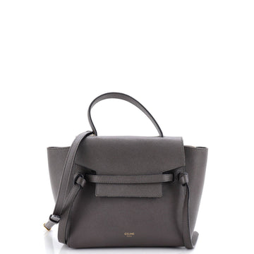 Belt Bag Textured Leather Nano